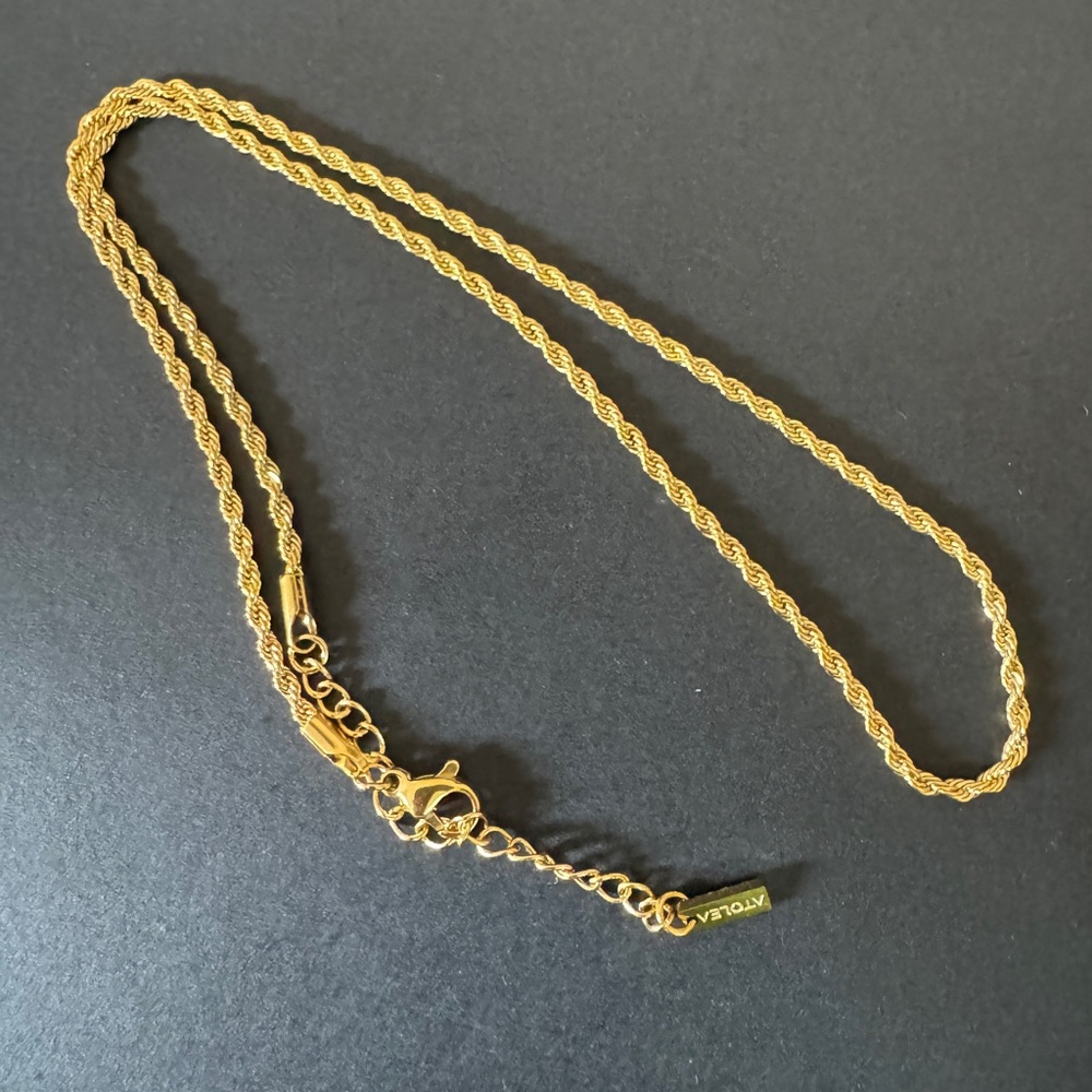 Atolea Calvi Rope Chain Choker Necklace - Picture 5 of 5